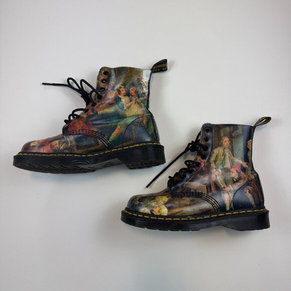 Dr Martens Hogarth Renaissance 1461 Boots - Picture 2 of 9